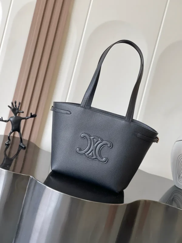 CELINE CABAS ANAÏS Small Grained Calfskin Tote Bag image 1