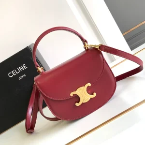 CELINE Mini Besace Triomphe Crossbody Bag image 1