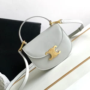 CELINE Mini Besace Triomphe Top Handle Crossbody Bag image 1