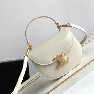 CELINE Mini Besace Saddle Bag with Triomphe Clasp image 1