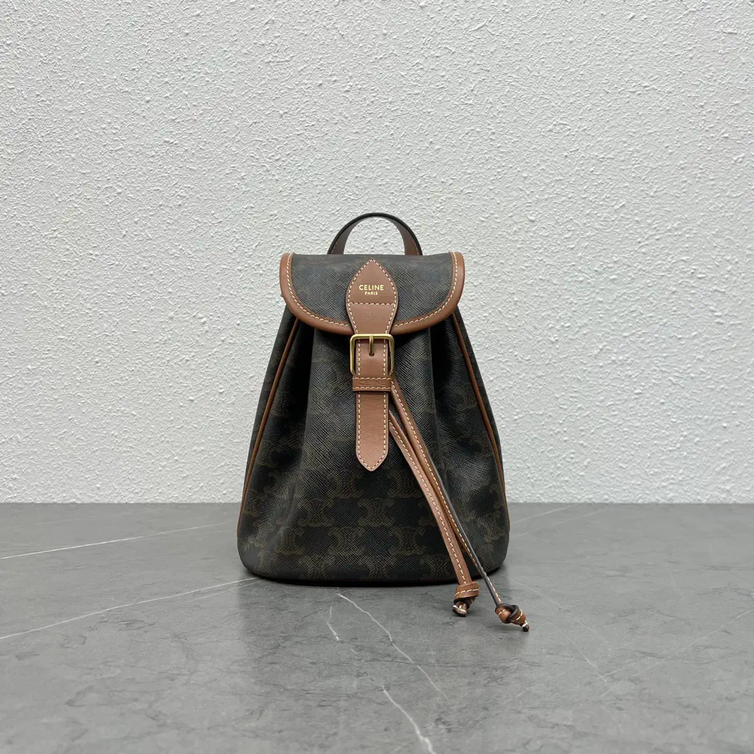 CELINE Triomphe Canvas Print Mini Backpack image 1