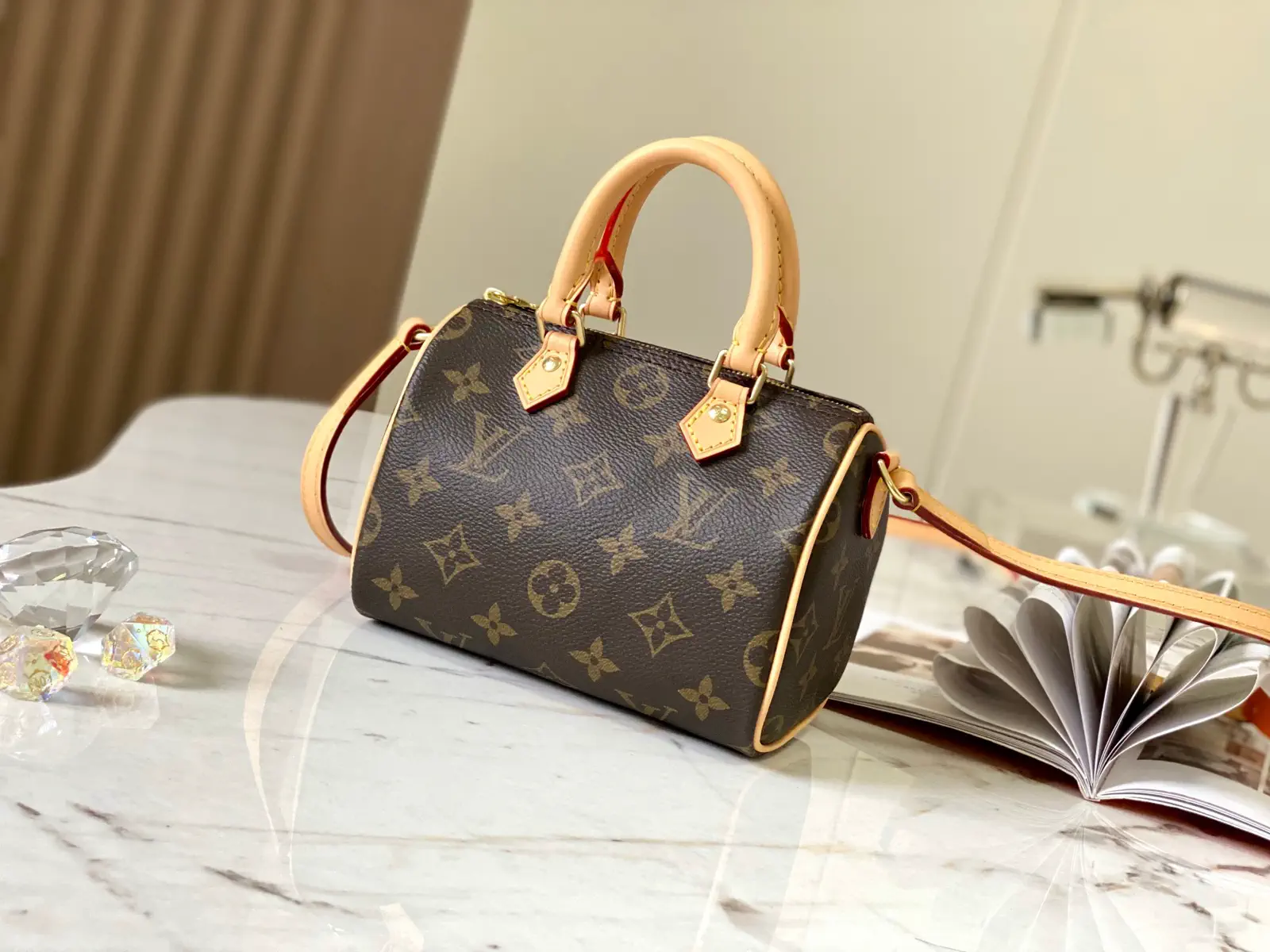 Louis Vuitton Nano Speedy Top Handle Bag image 1