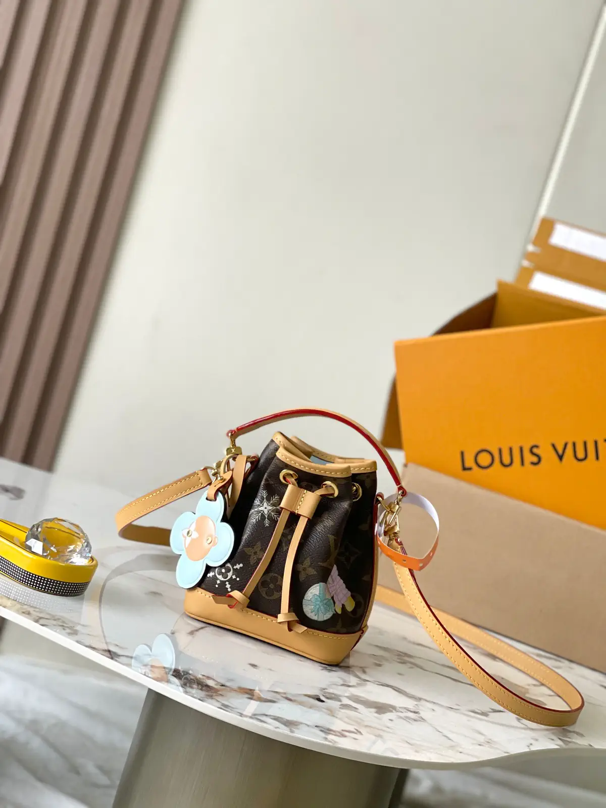 Louis Vuitton Christmas Edition Nano Noe Bucket Bag image 1