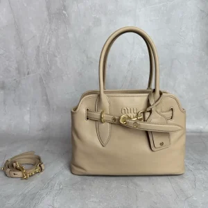 Miu Miu Aventure Leather Top Handle Bag image 1
