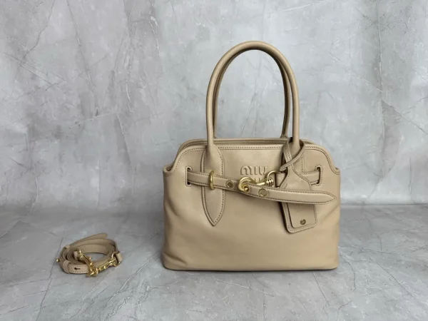 Miu Miu Aventure Leather Top Handle Bag image 1