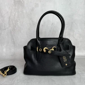 Miu Miu Aventure Nappa Leather Top Handle Bag image 1