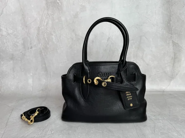 Miu Miu Aventure Nappa Leather Top Handle Bag image 1