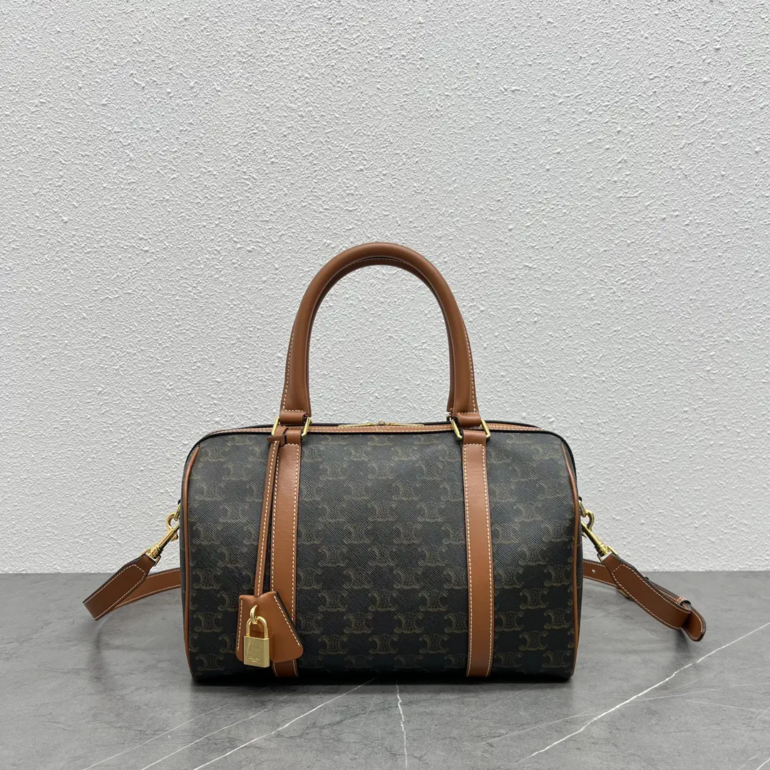 CELINE Triomphe Monogram Boston Bag image 1