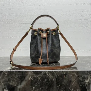 CELINE Teen Clara Monogram Bucket Bag image 1