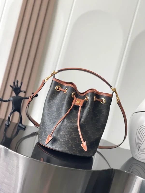 CELINE Monogram Drawstring Bucket Bag image 1