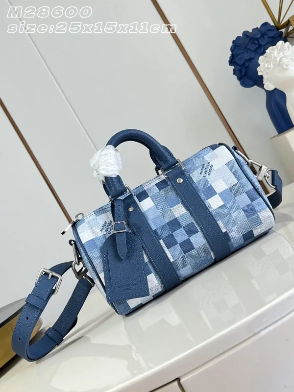 Louis Vuitton Checkerboard Keepall Bandoulière 25 Duffle Bag image 1