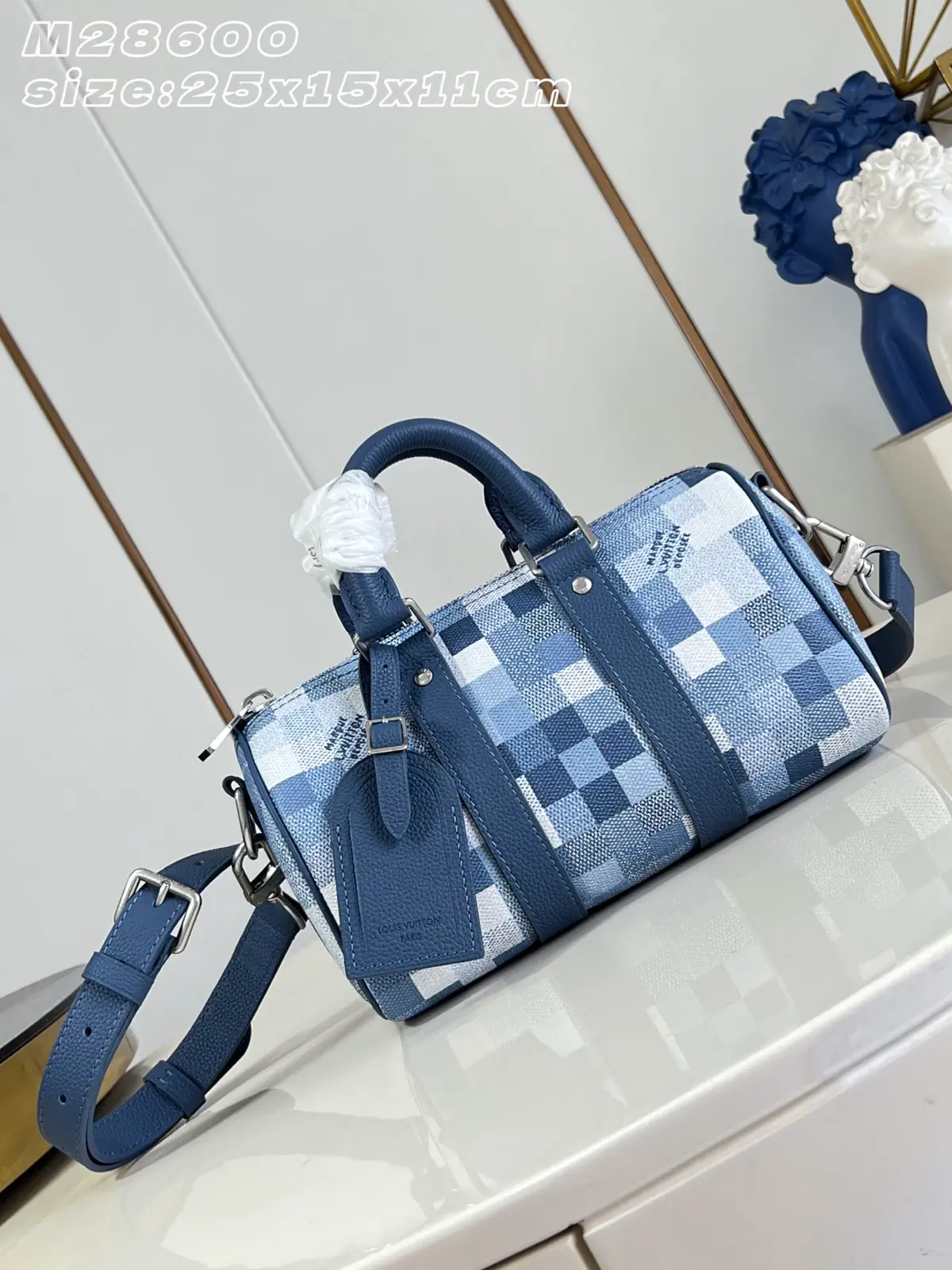 Louis Vuitton Checkerboard Keepall Bandoulière 25 Duffle Bag image 1