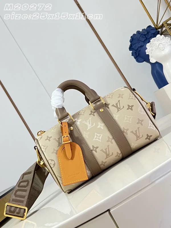 Louis Vuitton Monogram Keepall Bandoulière 25 Duffle Bag image 1