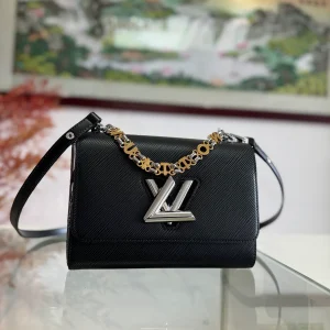 Louis Vuitton Twist MM Black Epi Leather Shoulder Bag image 1