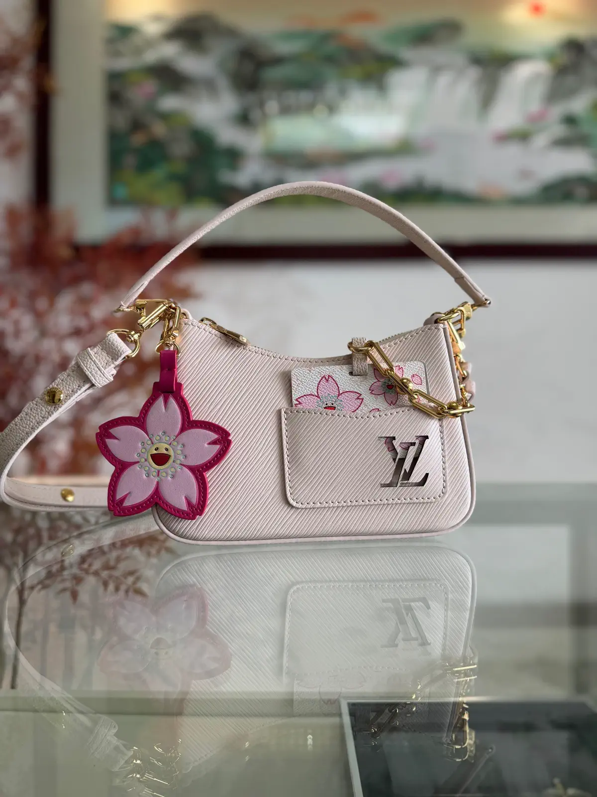 Louis Vuitton x TM Marellini Pink Epi Leather Bag image 1