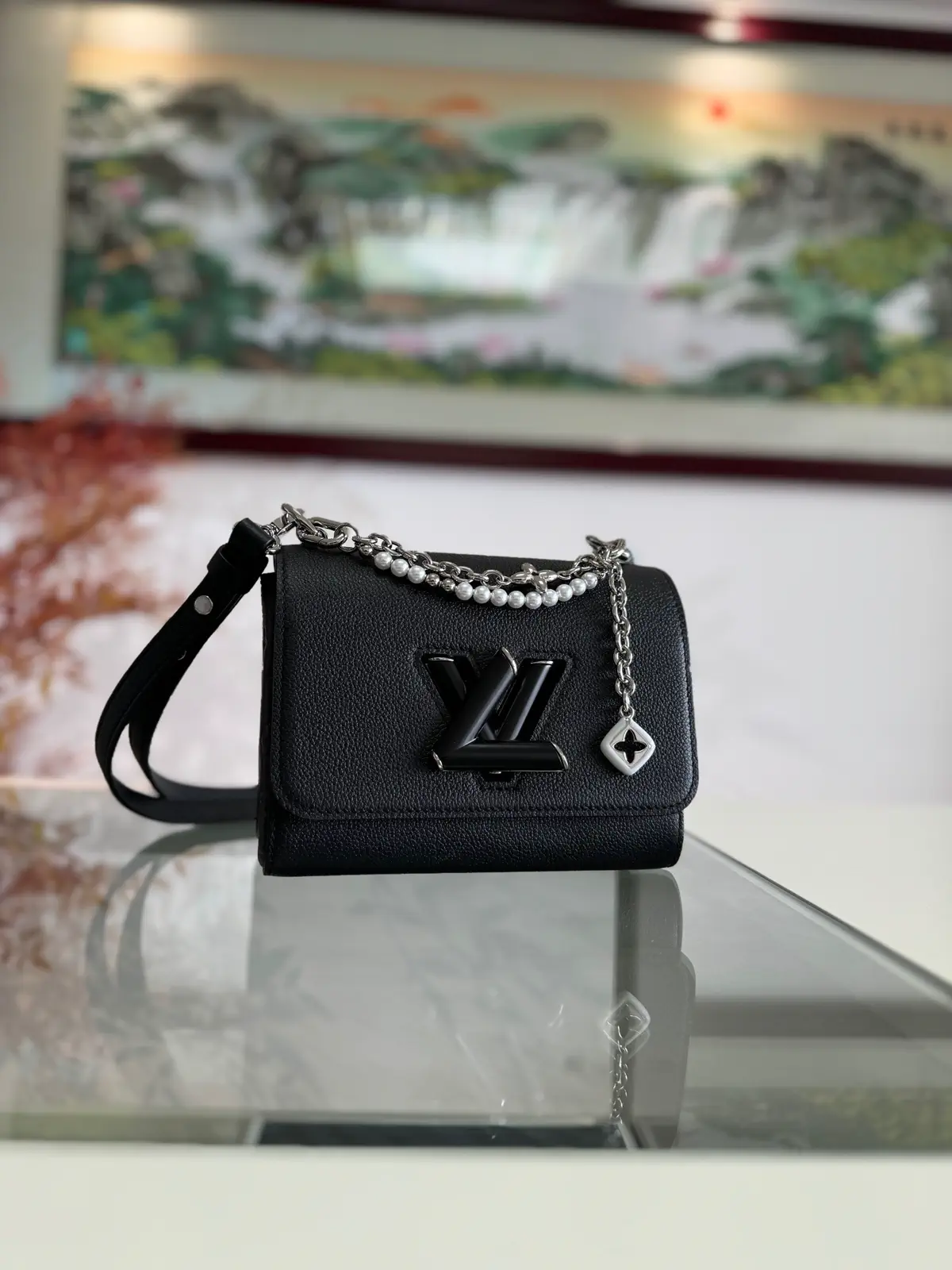Louis Vuitton Black Twist Slim Shoulder Bag image 1