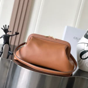 CELINE Caramel Leather Doctor Pouch Bag image 1