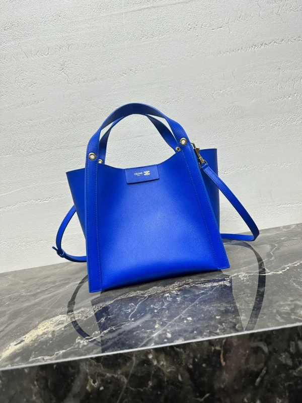 CELINE CUBO Small Leather Top Handle Bag image 1