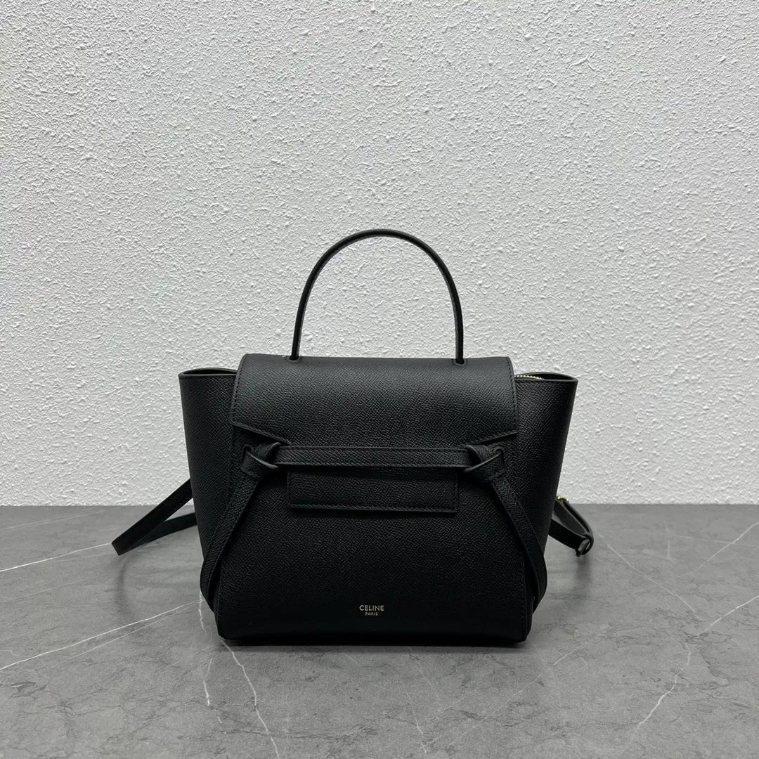 CELINE Black Nano Belt Bag image 1