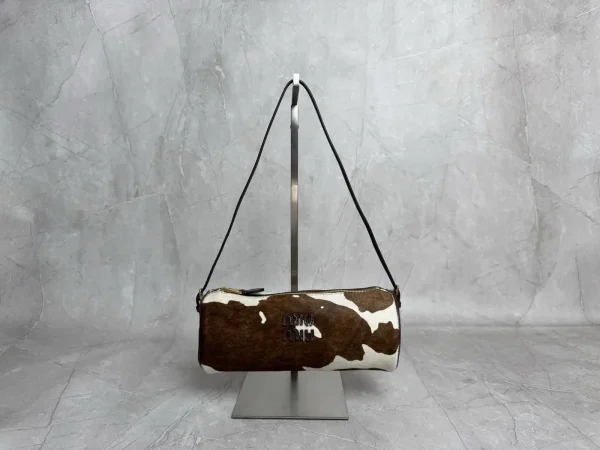 Miu Miu Cow Print Cylinder Shoulder Bag image 1