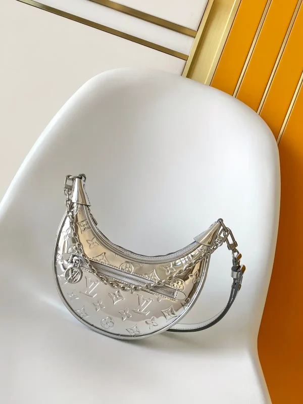 Louis Vuitton Silver Monogram Loop Shoulder Bag image 1