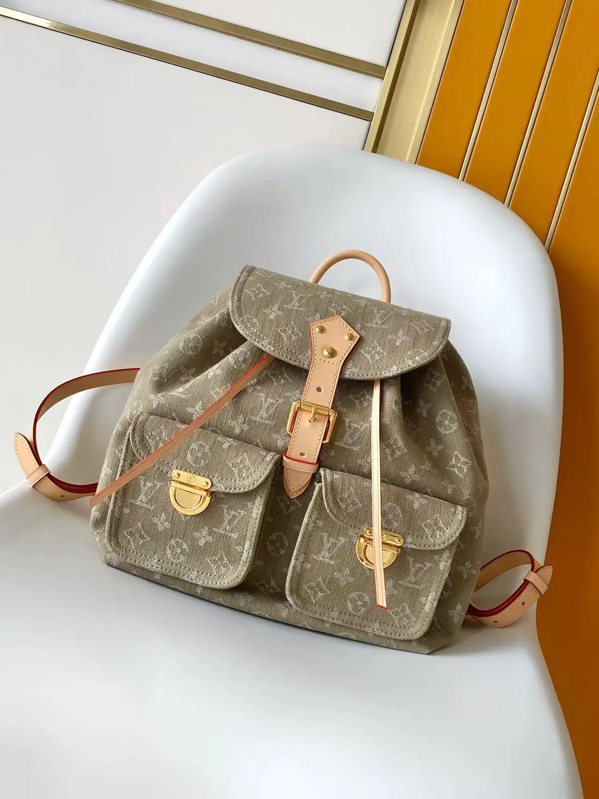 Louis Vuitton Denim Monogram Backpack image 1