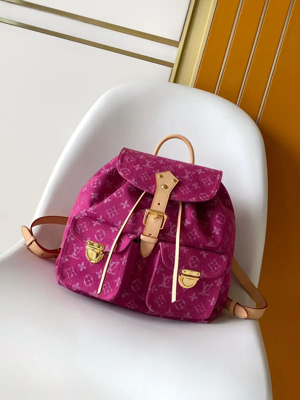 Louis Vuitton Monogram Denim Backpack image 1