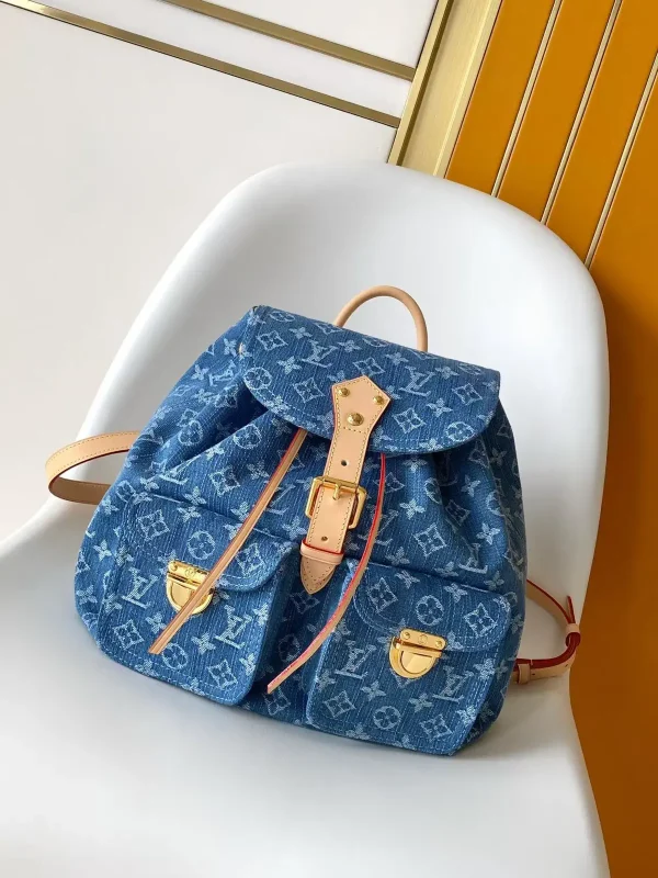 Louis Vuitton Denim Monogram Backpack image 1