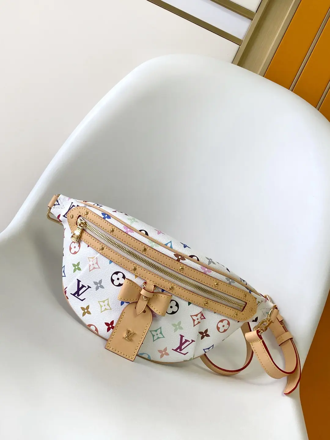 Louis Vuitton High Rise Multicolor Monogram Belt Bag image 1