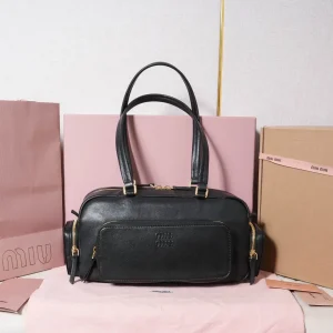 Miu Miu Multi-Pocket Leather Shoulder Bag image 1