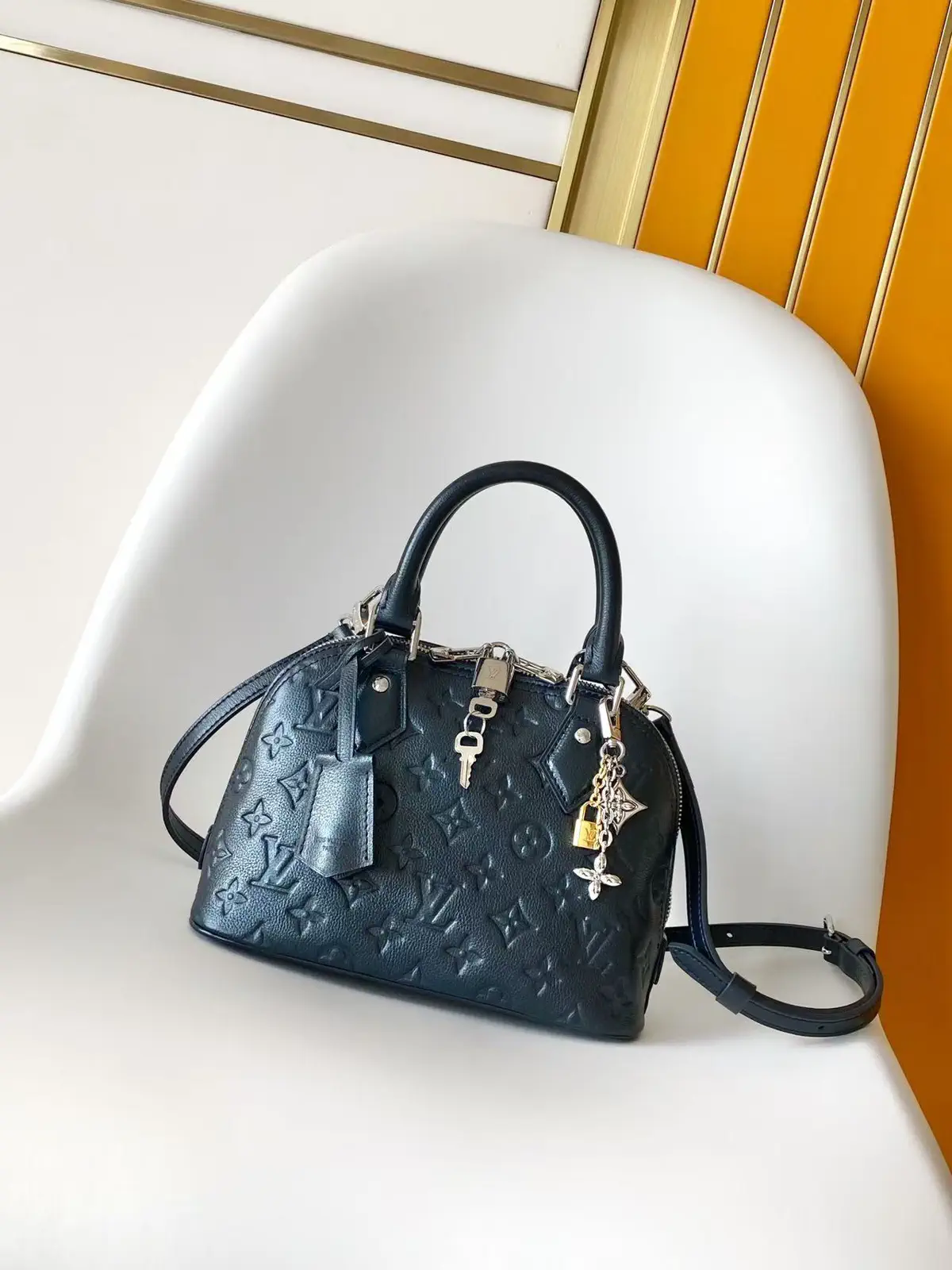 Louis Vuitton Alma BB Monogram Empreinte Top Handle Bag image 1