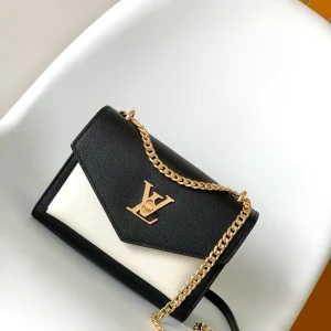 Louis Vuitton Mylockme BB Black and White Shoulder Bag image 1