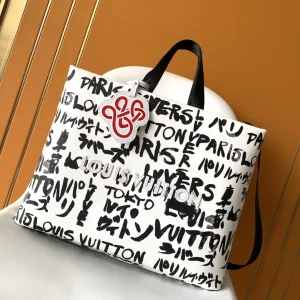 Louis Vuitton Graffiti Print Tote Bag image 1