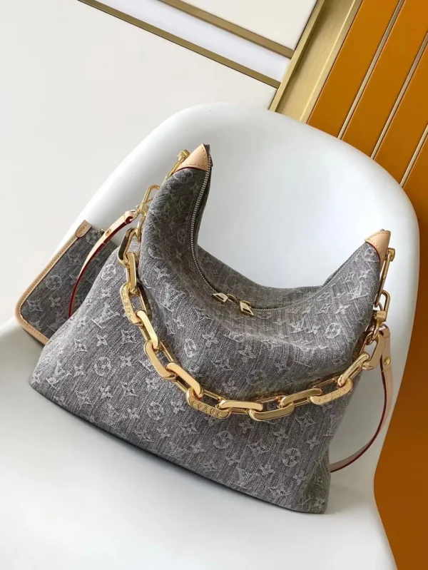 Louis Vuitton Monogram Denim Coussin Hobo MM Bag image 1