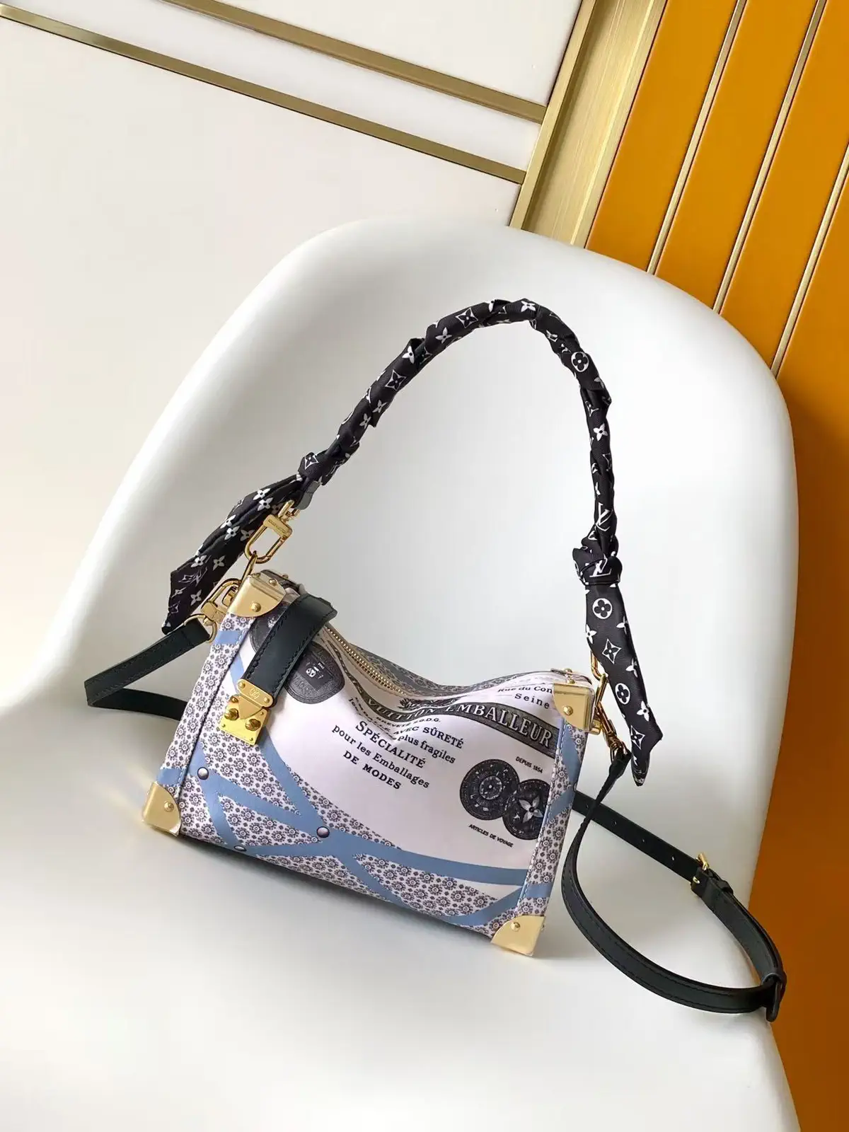 Louis Vuitton Side Trunk Medium Printed Bag image 1