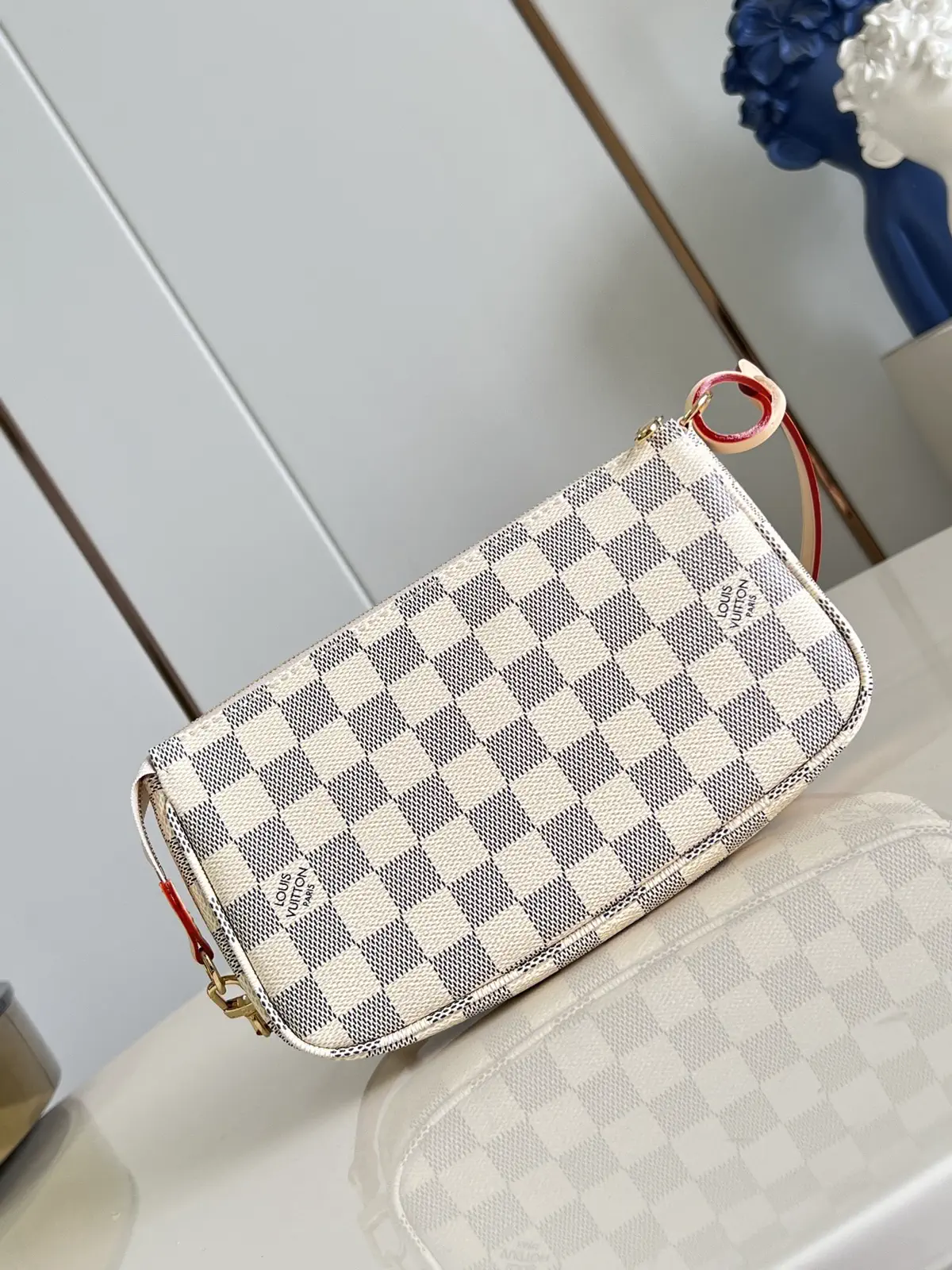 Louis Vuitton Damier Azur Pochette Accessories Bag image 1