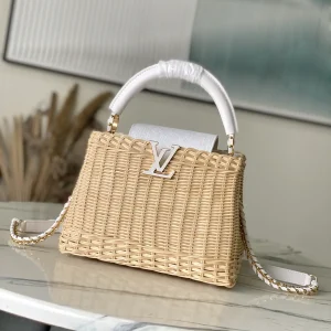 Louis Vuitton Capucines BB Woven Top Handle Bag image 1