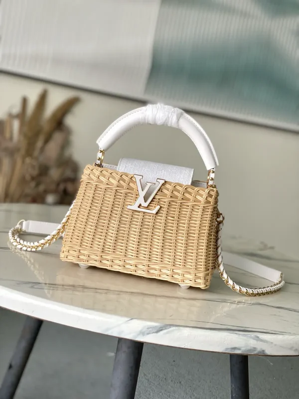 Louis Vuitton Capucines Mini Wicker Top Handle Bag image 1
