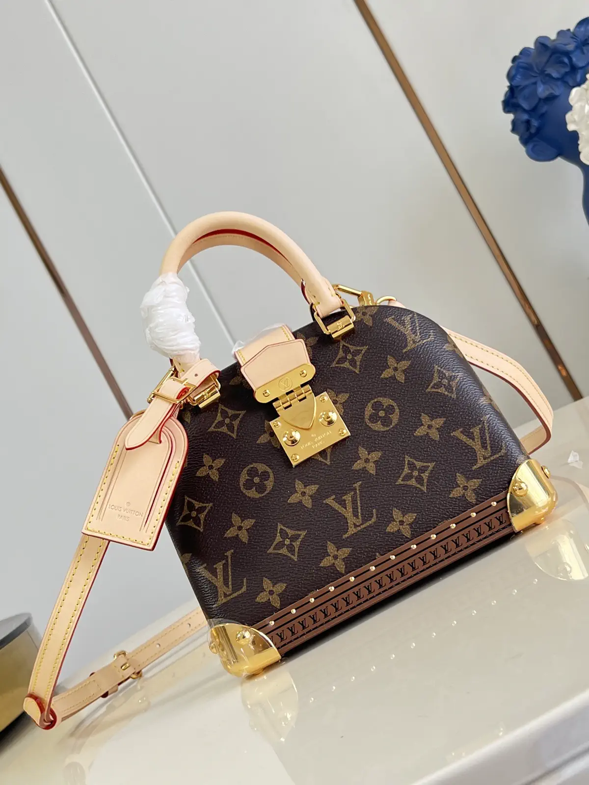 Louis Vuitton Monogram Alma Trunk 20 Top Handle Bag image 1