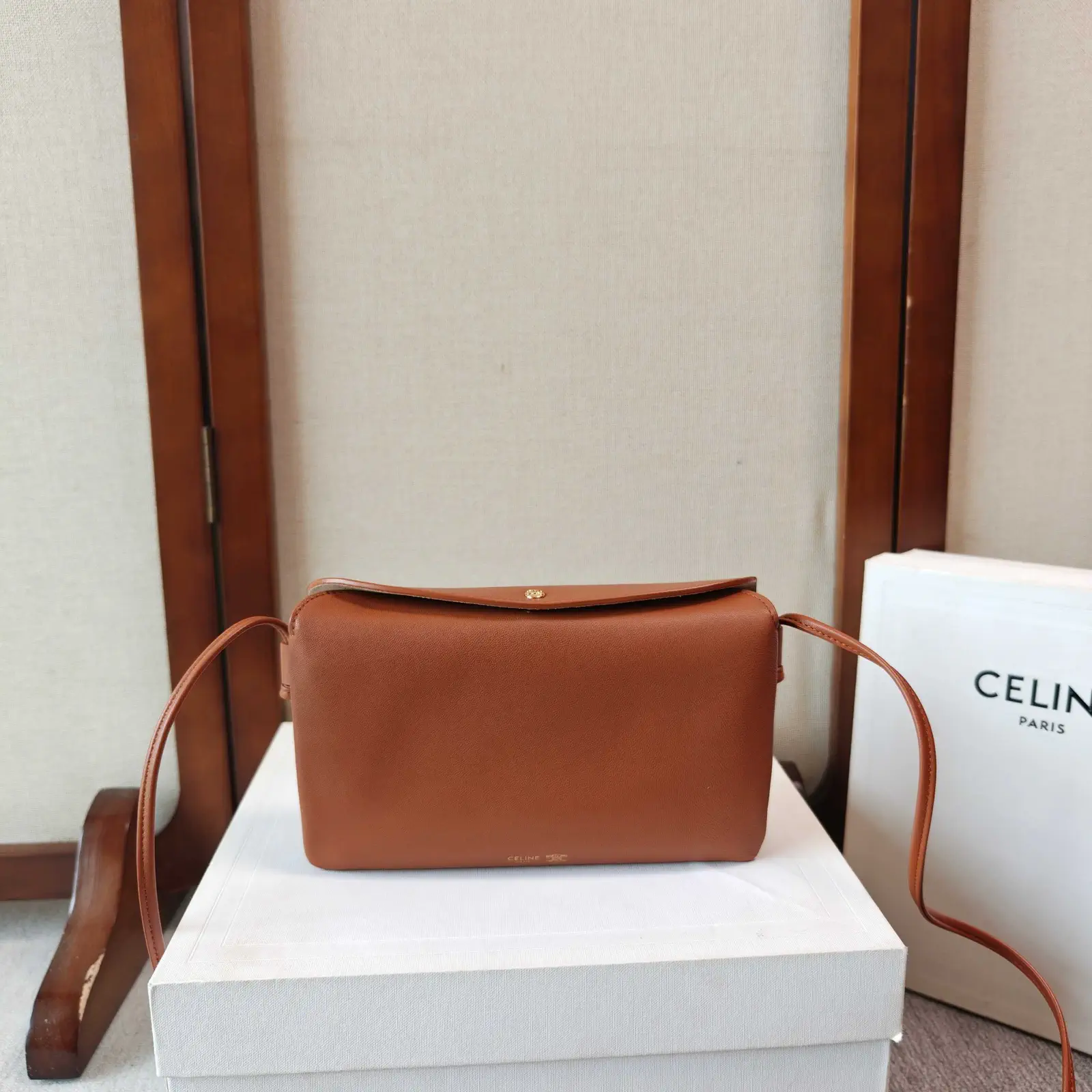 CELINE TRIO FLAP Mini Crossbody Bag image 1