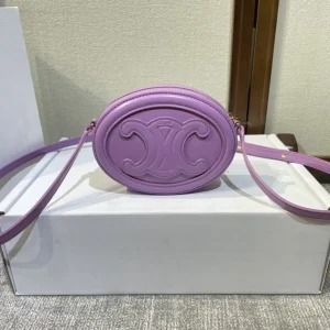 CELINE Oval Crossbody Bag with Triomphe Logo image 1