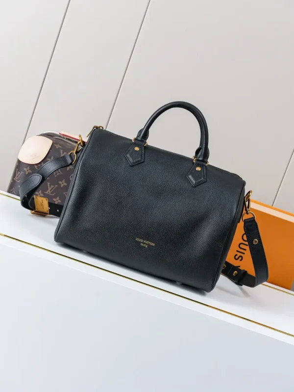 Louis Vuitton Black Speedy Soft 30 Top Handle Bag image 1