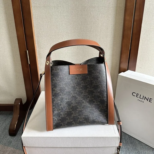 CELINE CUBO Monogram Bucket Bag image 1