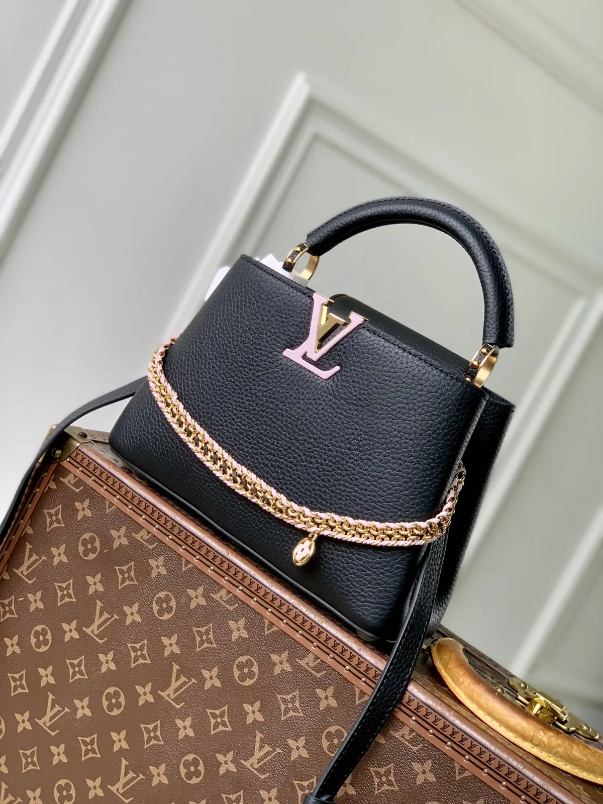 Louis Vuitton Capucines BB Taurillon Leather Top Handle Bag image 1