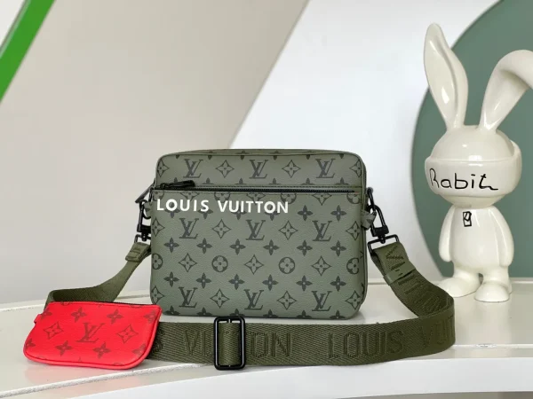 Louis Vuitton Monogram Coated Canvas Trio Messenger Bag image 1