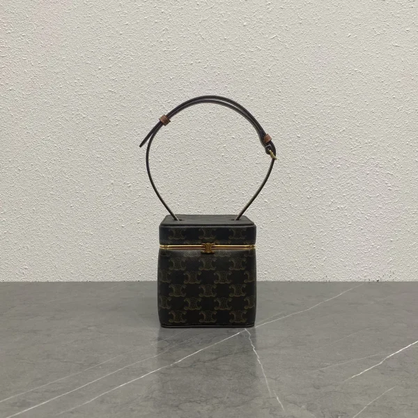 CELINE Triomphe Frame Monogram Box Bag image 1