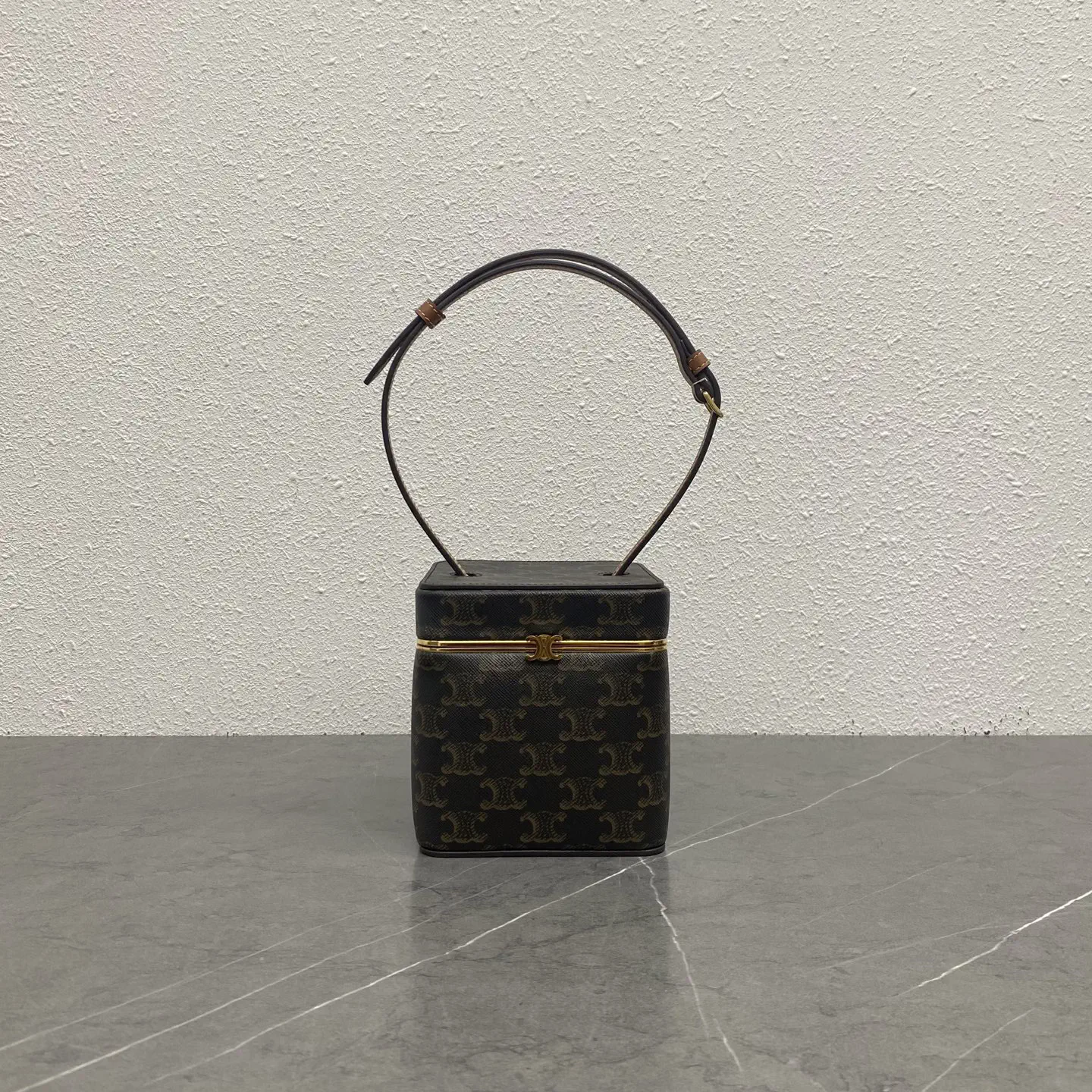CELINE Triomphe Frame Monogram Box Bag image 1