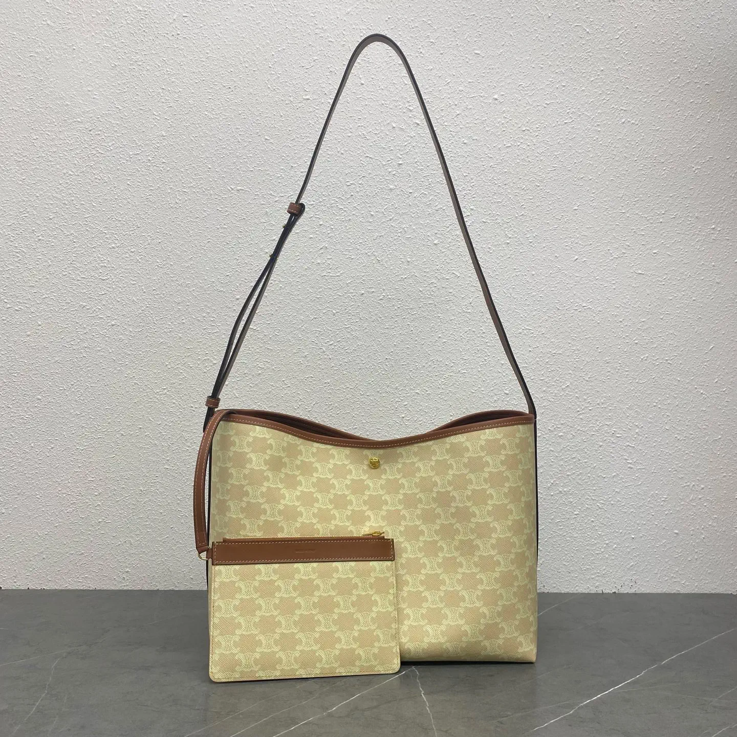 CELINE Monogram Soft Shopper Shoulder Bag image 1