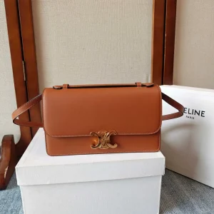 CELINE Triomphe Folio Medium Shoulder Bag image 1
