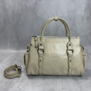 Miu Miu Leather Top Handle Crossbody Bag image 1